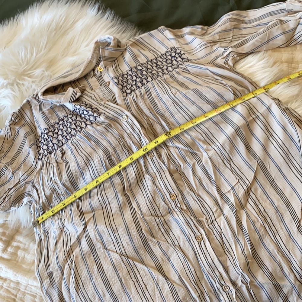 A N T H R O P O L O G I E Pinstripe Button Down - image 7